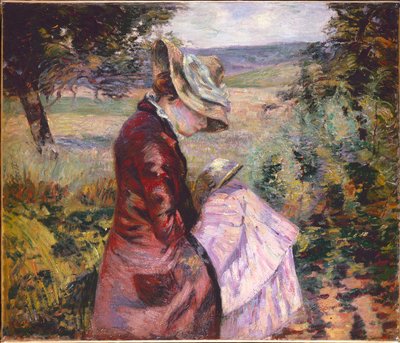 Madame Guillaumin che legge, c.1887 da Jean Baptiste Armand Guillaumin